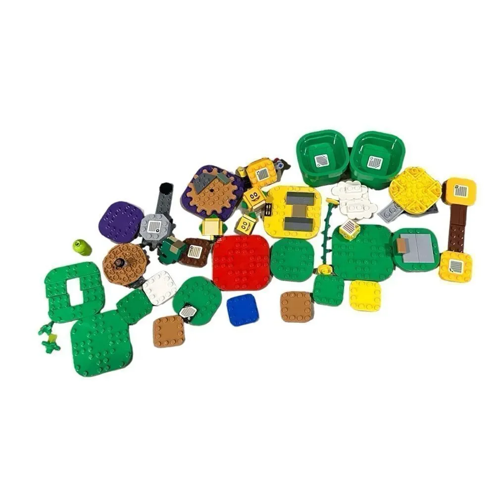 Lego Super Mario pieces genuine & clean everything in pictures plus bar codes